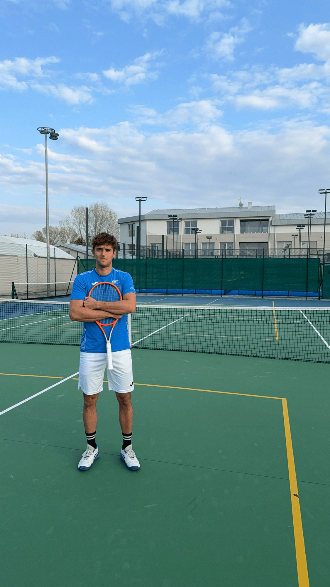 Leonardo Benedetti — Preparatore Atletico S&C sul campo da tennis