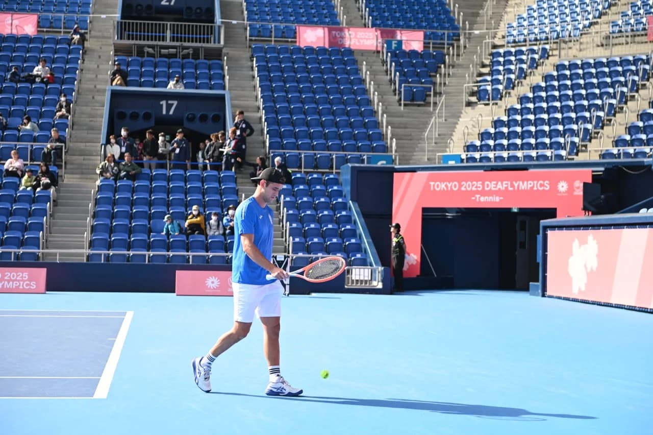 Leonardo sul campo da tennis ai Deaflympics di Tokyo 2025